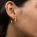 Open 14K Gold Hoop Earrings