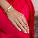 Victorian Pearl, Old Mine Cut Diamond, and 14k Gold Ring
