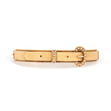 Victorian Pearl And 14k Gold Buckle Bracelet