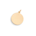 Gemini 14k Gold Disc Zodiac Charm