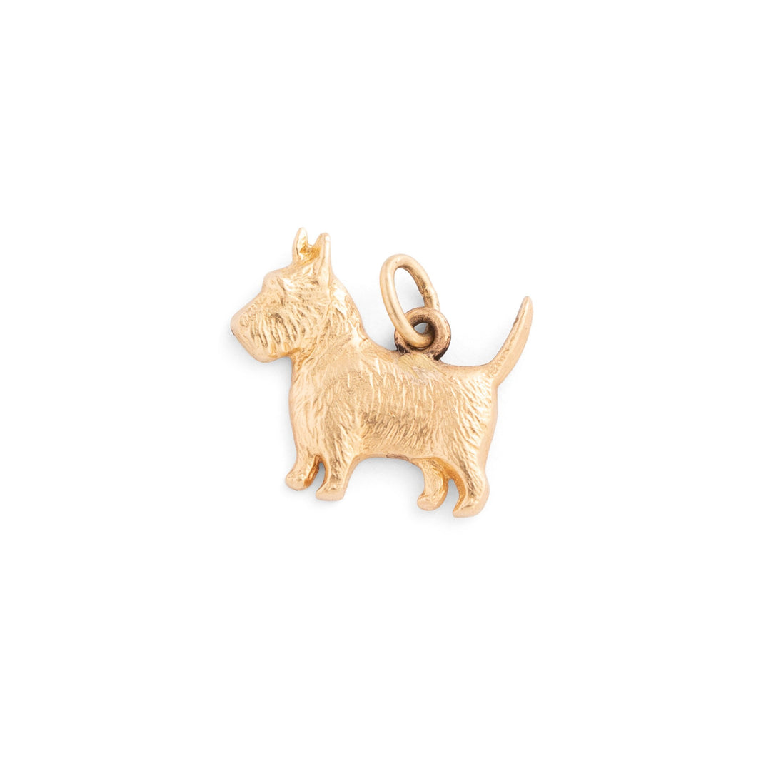 Scottie Terrier 14k Gold Charm