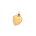 Italian Puffy Heart 18k Gold Charm