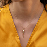 Cornicello 14k Gold Charm