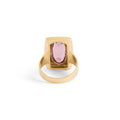 Oval Amethyst and 14k Gold Ring