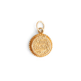 Movable "Happy Birthday" Cake 14k Gold and Enamel Charm