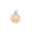 English Taurus 9k Gold Zodiac Charm