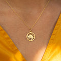 English Taurus 9k Gold Zodiac Charm