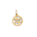 Pisces 9k Gold Zodiac Charm