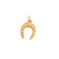 English Horseshoe 9k Gold Charm
