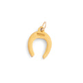English Horseshoe 9k Gold Charm