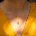 Virgo 3-Dimensional 10k Gold Zodiac Charm