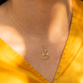 Libra Balanced Scales 14k Gold Zodiac Charm