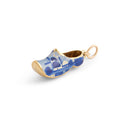 Enamel Dutch Clog and 14k Gold Charm