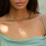 Opal, Ruby, And Gold Horseshoe Charm