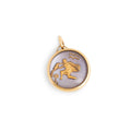 Aquarius 14k Gold Bubble Zodiac Charm