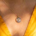 Aquarius 14k Gold Bubble Zodiac Charm