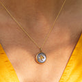 Aquarius 14k Gold Bubble Zodiac Charm