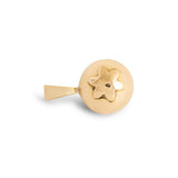 Ruby Starburst and 18k Gold Ball Charm