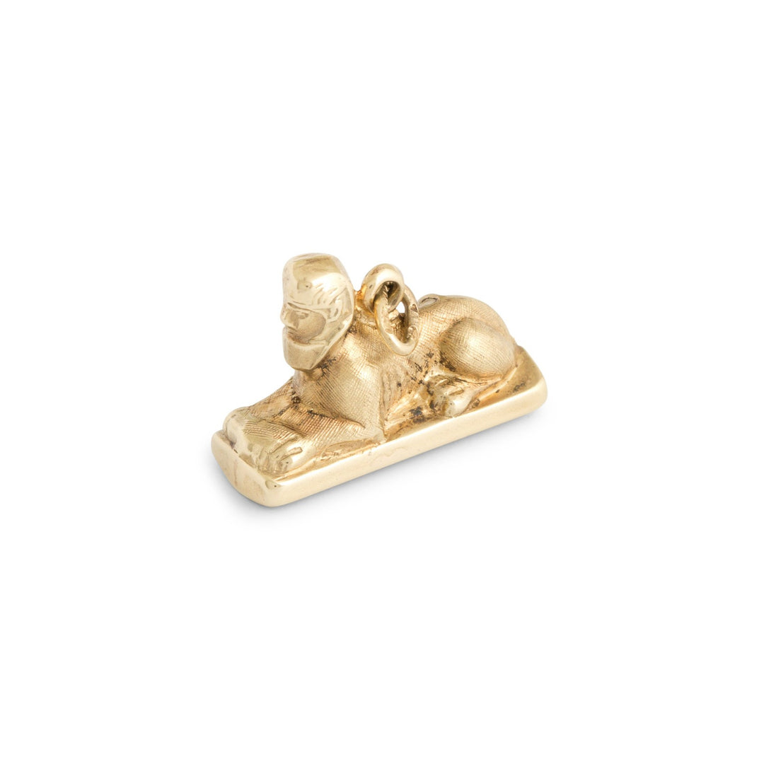 German Sphinx 14k Gold Charm