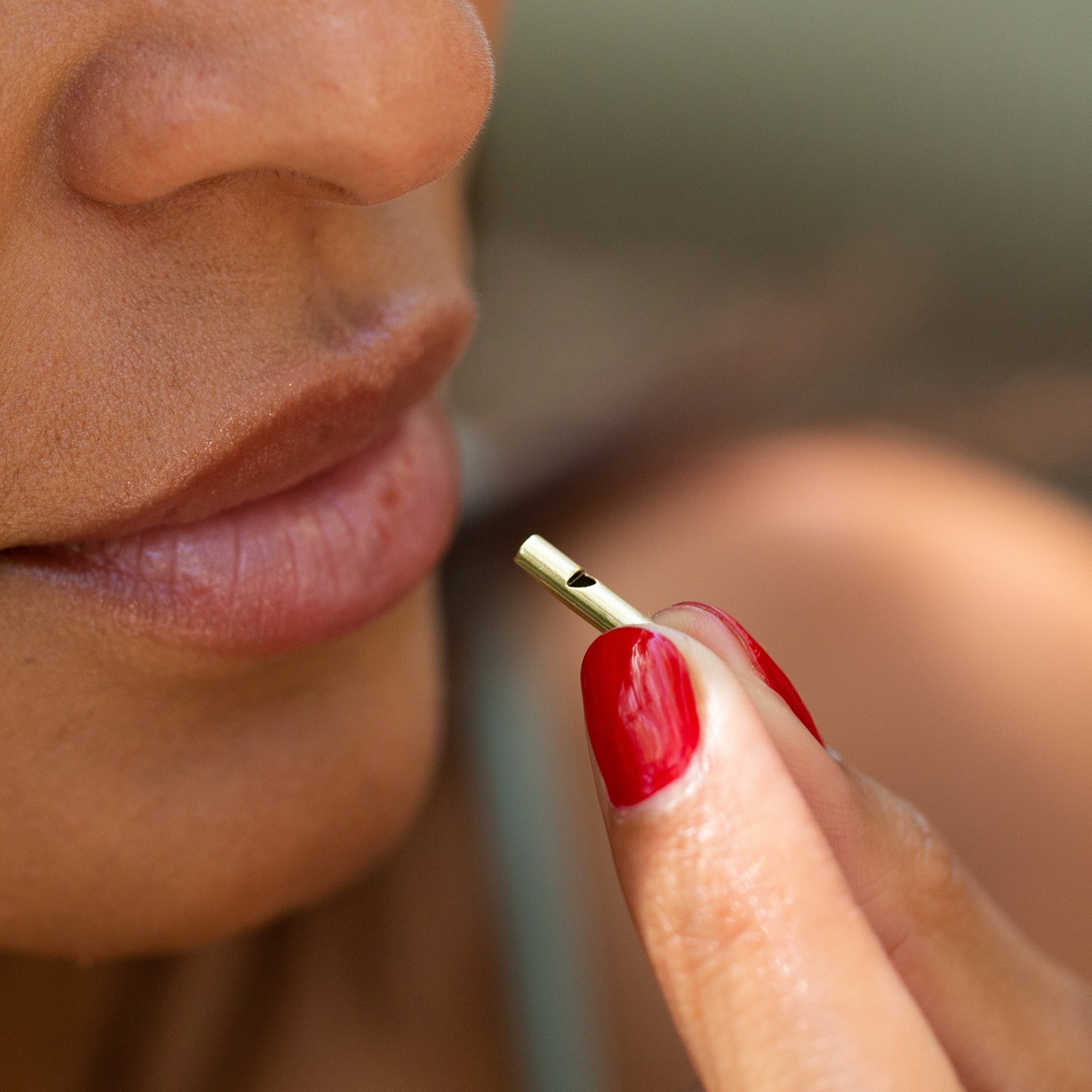Petite 14k Gold Whistle Charm