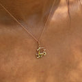 Russian Capricorn 14k Rose Gold Zodiac Charm