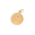 Libra Textured 10k Gold Zodiac Charm