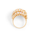 Opal Pavé and 14k Gold Dome Ring