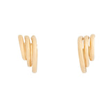 Triple Hoop 14k Gold Earrings