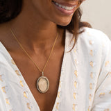 Victorian Seed Pearl and 12k Gold Locket