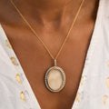 Victorian Seed Pearl and 12k Gold Locket