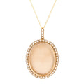 Victorian Seed Pearl and 12k Gold Locket