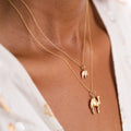 Double-Sided Camel 18k Gold Charm