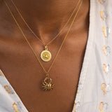 Cancer Crab 14k Gold Charm