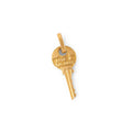 Italian 18k Gold Key Charm
