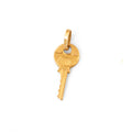 Italian 18k Gold Key Charm