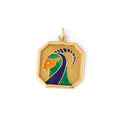 Capricorn Enamel And 18K Gold Zodiac Charm