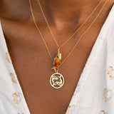 Pisces Double Fish 14K Gold Zodiac Charm
