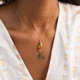 Pisces Double Fish 14K Gold Zodiac Charm