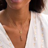 Cup and Saucer 14k Gold Charm
