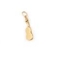 Violin Bi-color 14k Gold Charm