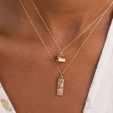 Mezuzah 14k Gold Charm