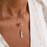 Austrian 14k Gold and Enamel Movable House Charm