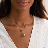 Double Bell 14k Gold Charm