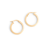 Italian 14k Gold Hoop Earrings