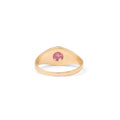 Ruby and 14k Gold Belcher Ring