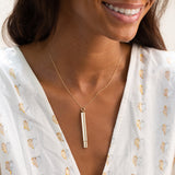 Movable Long Vessel 14k Gold Charm