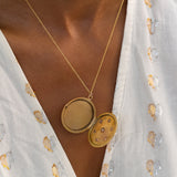 Victorian Diamond Starburst and 10K Gold Locket