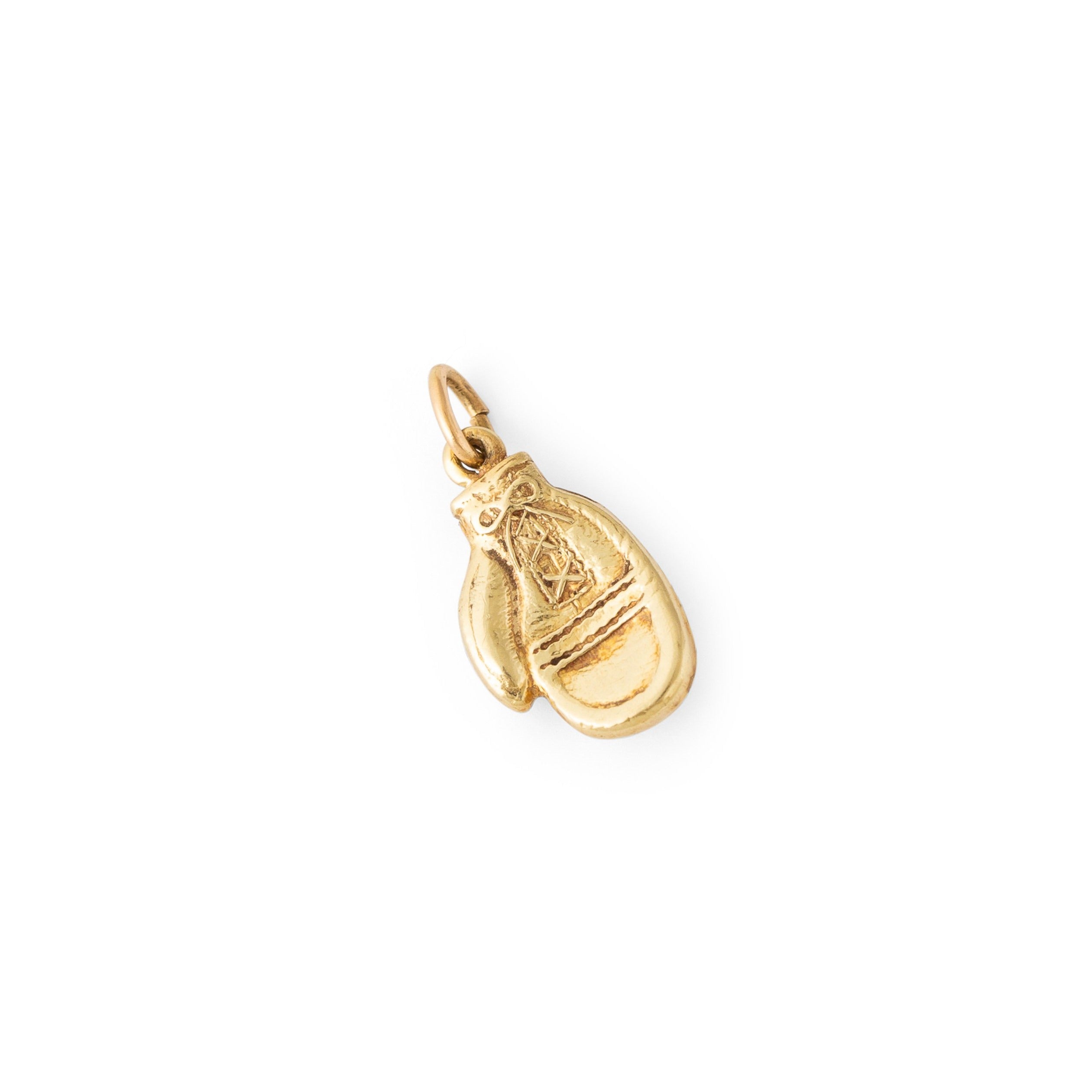 Boxing Glove 14K Gold Charm