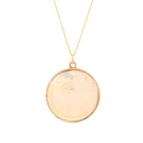 Pearl "Z" and 14k Yellow Gold Locket