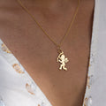 Cherub 14k Gold Charm